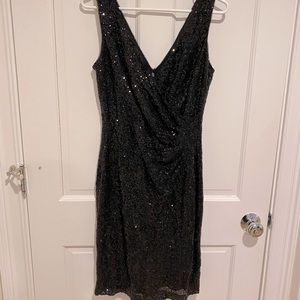 Lauren Ralph Lauren black sparkly dress